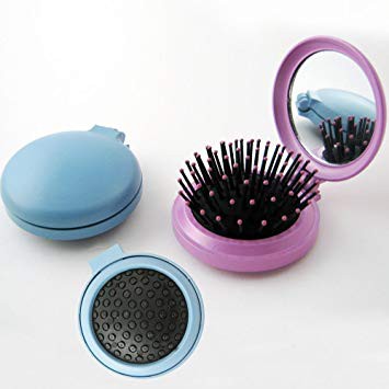 Bộ Lược Và Gương Gấp Gọn 7.3 x 6.5 Cm