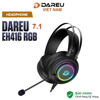 Tai nghe gaming dareu eh416 rgb giả lập 7.1 cắm cổng usb