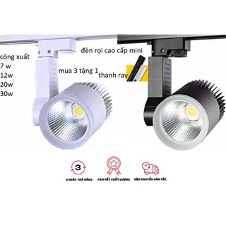 Đèn rọi ray mini cao cấp 7w 12w 20w 30w đèn rọi cob trang trí shop