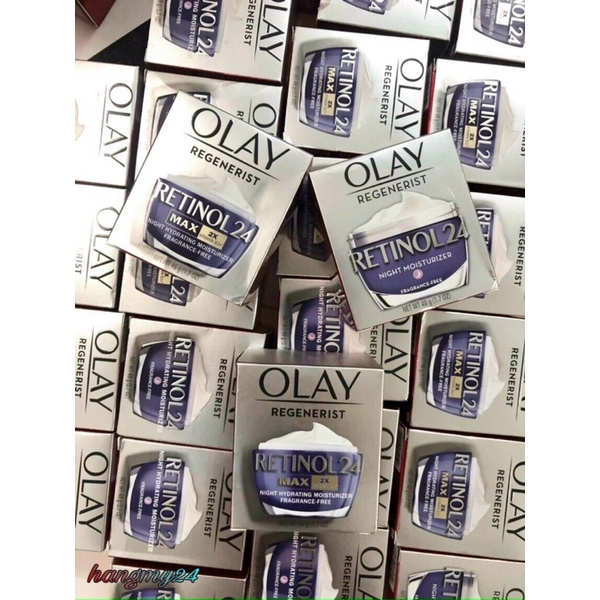 Kem dưỡng da Olay Regenerist Retinol 24 Max 2X Night Moisturizer 48G