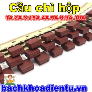 Cầu chì hộp 8.5x4mm đủ giá trị 1A/2A/3.15A/4A/5A/ 6.3A/10A.