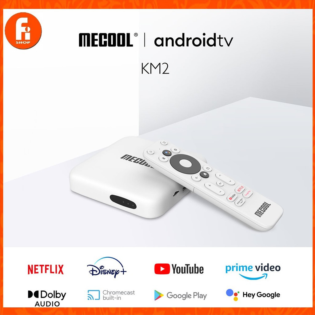 Android TV Box Mecool KM2 - Netflix 4K, AndroidTV 10 Google Chính Chủ
