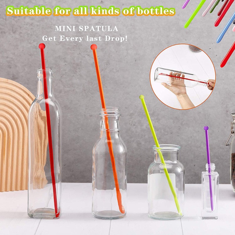 Bộ 4 Muỗng Cao Su Silicone Trộn Kem Trang Điểm Tiện Dụng