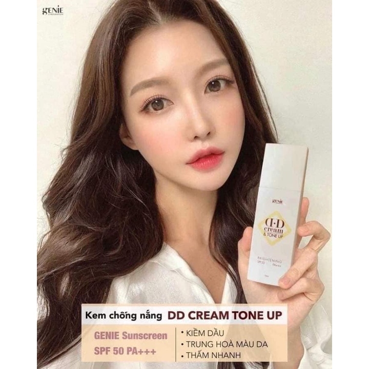 Kem Nền Chống Nắng Genie DD Cream & Tone Up Brightening SPF50 PA+++ 30ml Hàn Quốc | WebRaoVat - webraovat.net.vn