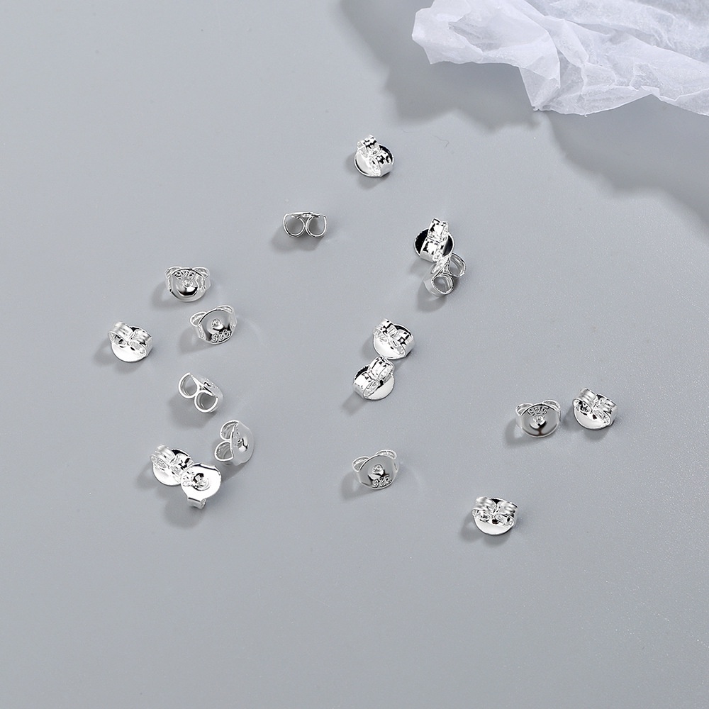 Combo 3 Đôi Chốt Khuyên Tai Chốt Bạc CHốt Bông Tai - BaoNgocJewelry