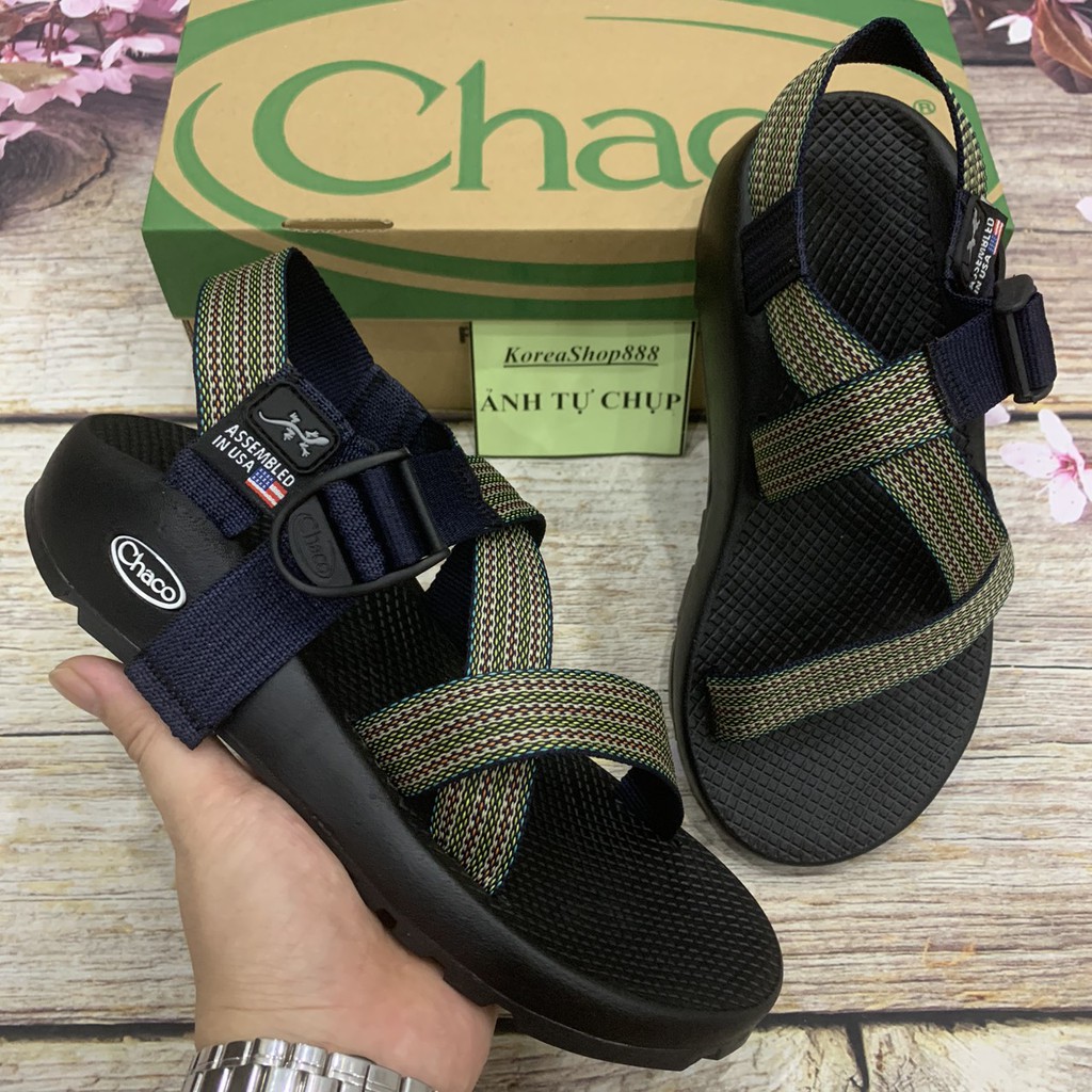 Giày Sandal Nam Chaco Thổ Cẩm Mã D162