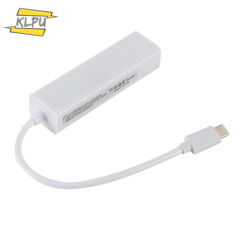 Cáp Chuyển Đổi Klpu Usb 3.1 Type C Sang Usb Rj45 Ethernet Lan Cho Macbook Pc