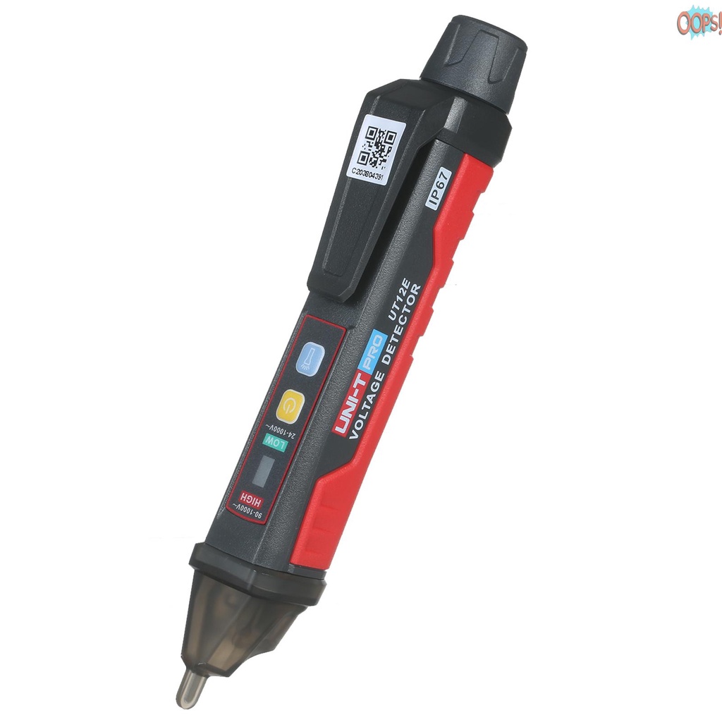 Uni-T Bút Thử Điện Ut12E Ac 24v-1000v Không Tiếp Xúc Có Đèn Led Và Báo Động