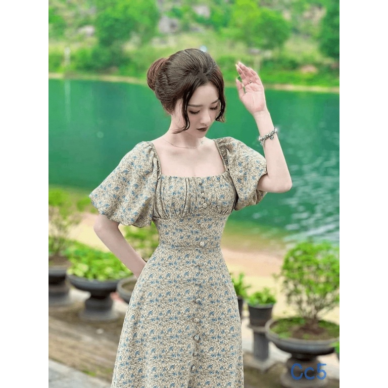 đàm hoa nhí tay phồng sang chảnh đẹp lung linh như hình ld22