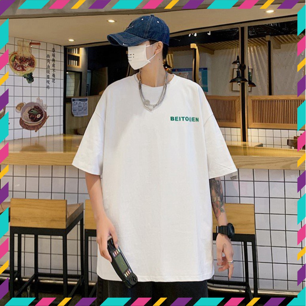 Áo Thun Tay Lỡ Form Rộng Beitoen Siêu Hot🍁 Unisex nam nữ đều mặc được | BigBuy360 - bigbuy360.vn