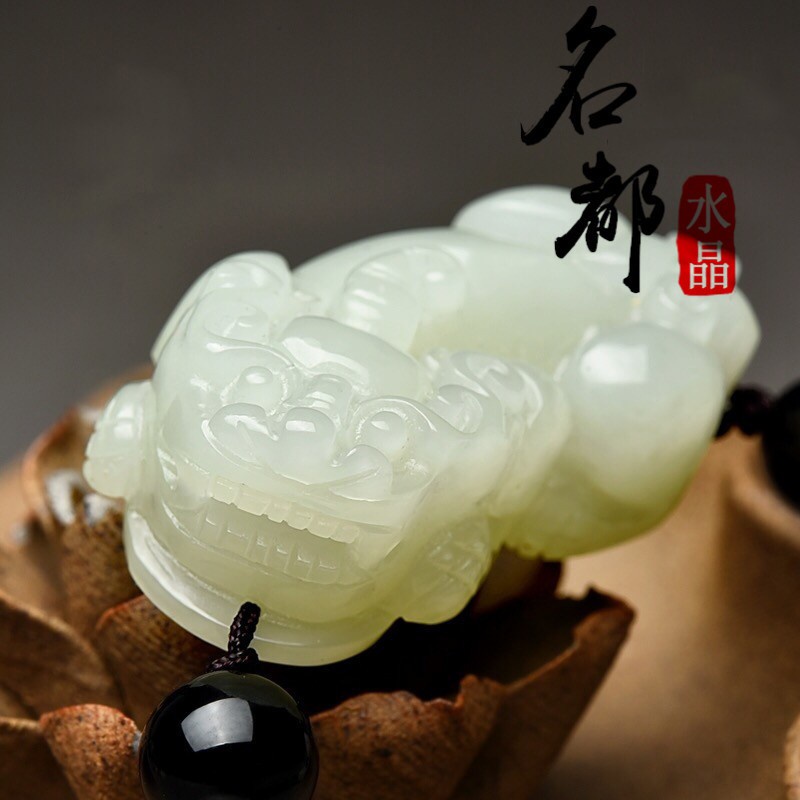 Vòng Tay Hạt Đá Ngọc Bích Trắng Sang Trọng Cho Cặp Đôi