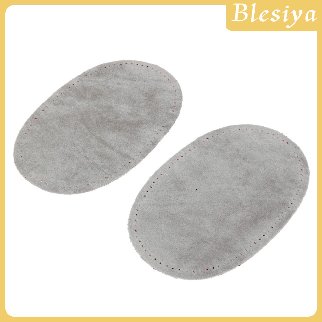 Bộ 3 cặp miếng vá thêu khuỷu tay cho quần áo màu xám / xanh dương / lạc đà