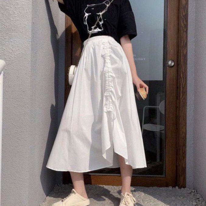 Chân váy rút dây from rộng phong cách style  mặc được nhiều kiểu B.C