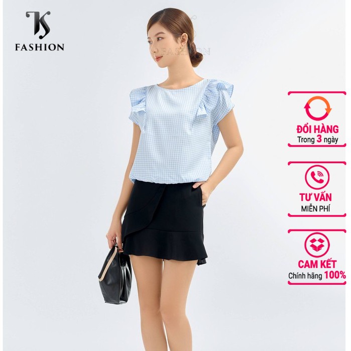 Quần váy nữ vạt chéo TKFASHION  K385