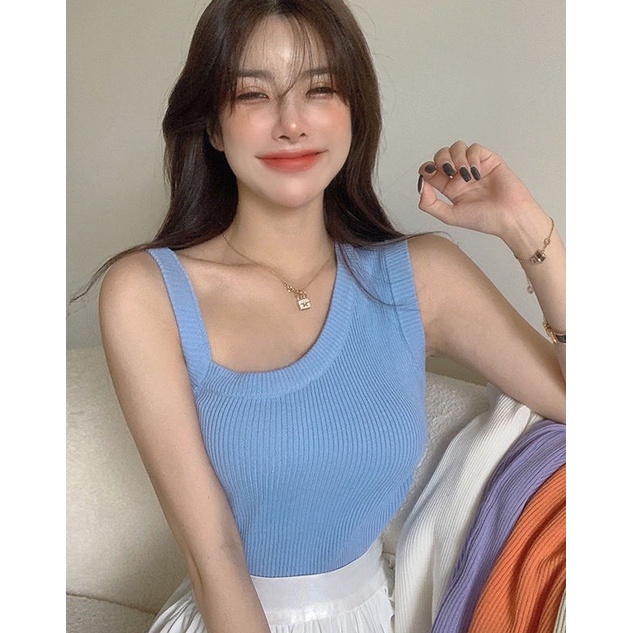 Áo Thun Trơn Dáng Ôm Dây Áo Độc Lạ Thời Trang Quảng Châu Style Sexy | Smide Clothing