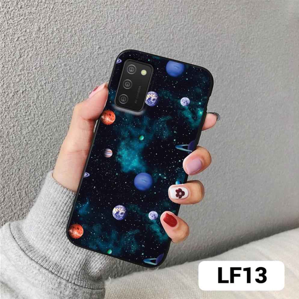 Ốp lưng Samsung A02S - A03S - A21S - A31 -  M21 - M30S - A31 mặt lưng ép kính chống bể hình ngân hà vũ trụ đẹp siêu bền