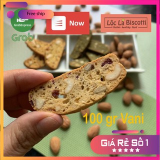 Biscotti : Sale sốc 25k/ 100gr bánh Biscotti Healthy vị truyền thống (Vani) dành cho người ăn kiêng giảm cân