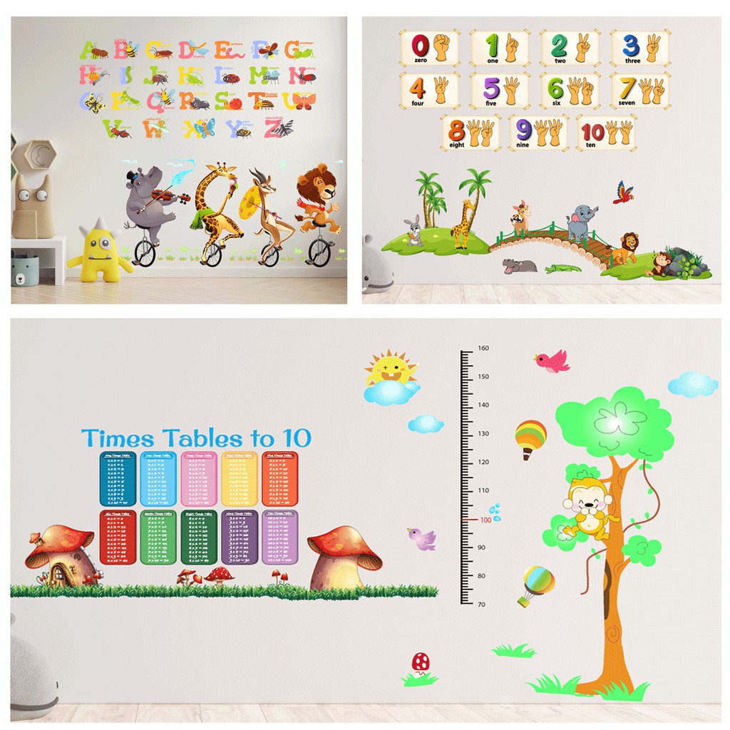 🍀🍀Decal dán tường cho bé - Tranh dán tường cho bé giá rẻ