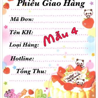 Decal giấy dán thông tin cho shoo