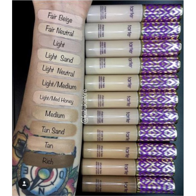 [FULLSIZE] Che Khuyết Điểm Tarte Shape Tape Contour Concealer [BeNineteen Cosmetics] | BigBuy360 - bigbuy360.vn