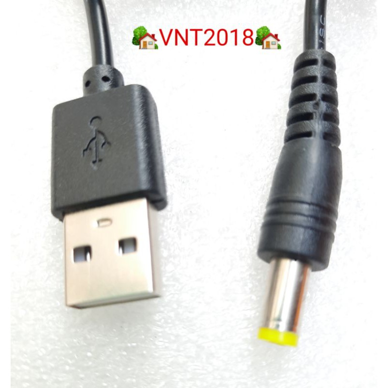 Dây cáp chuyển đổi nguồn từ USB 5V sang 12V