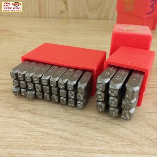 Bộ Đục Chữ Và Số 5mm - Xuôi