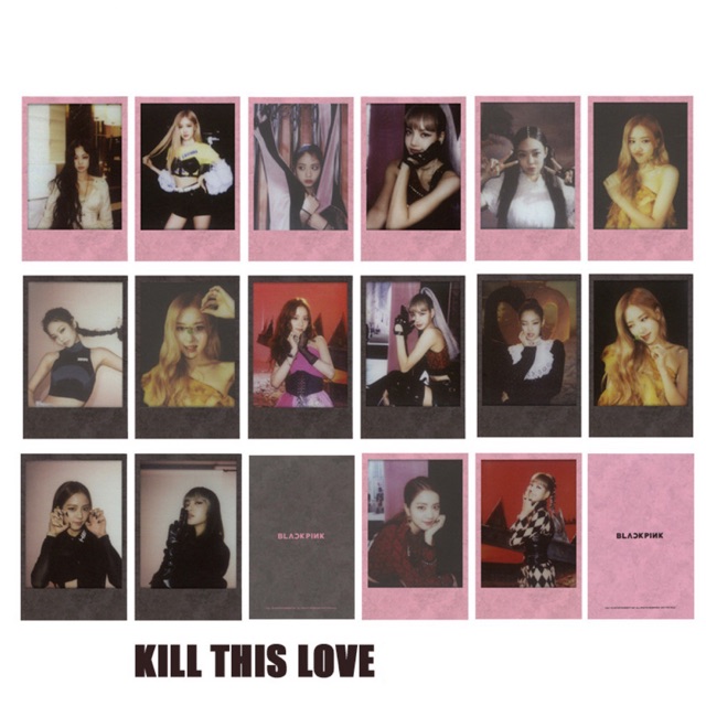 Card Blackpink Album Kill This Love Unoff (ảnh 9x6cm)