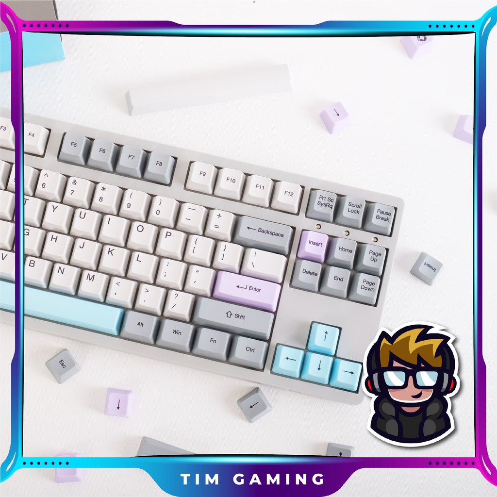 [Mã 254ELSALE giảm 7% đơn 300K] Bàn phím cơ AKKO 3087 Silent | Keycap PBT | 87 phím | Tặng kèm 18 keycap