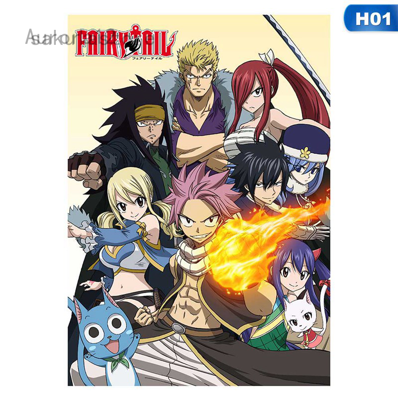 Tranh vải cuốn treo tường họa tiết hoạt hình Fairy Tail Aurora12