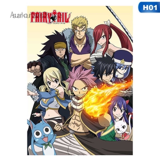 Tấm Áp Phích Treo Tường Trang Trí Hình Manga Fairy Tail 12