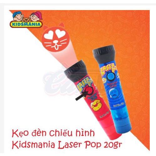 Kẹo đèn pin Laser Pop siêu hot hit ạ