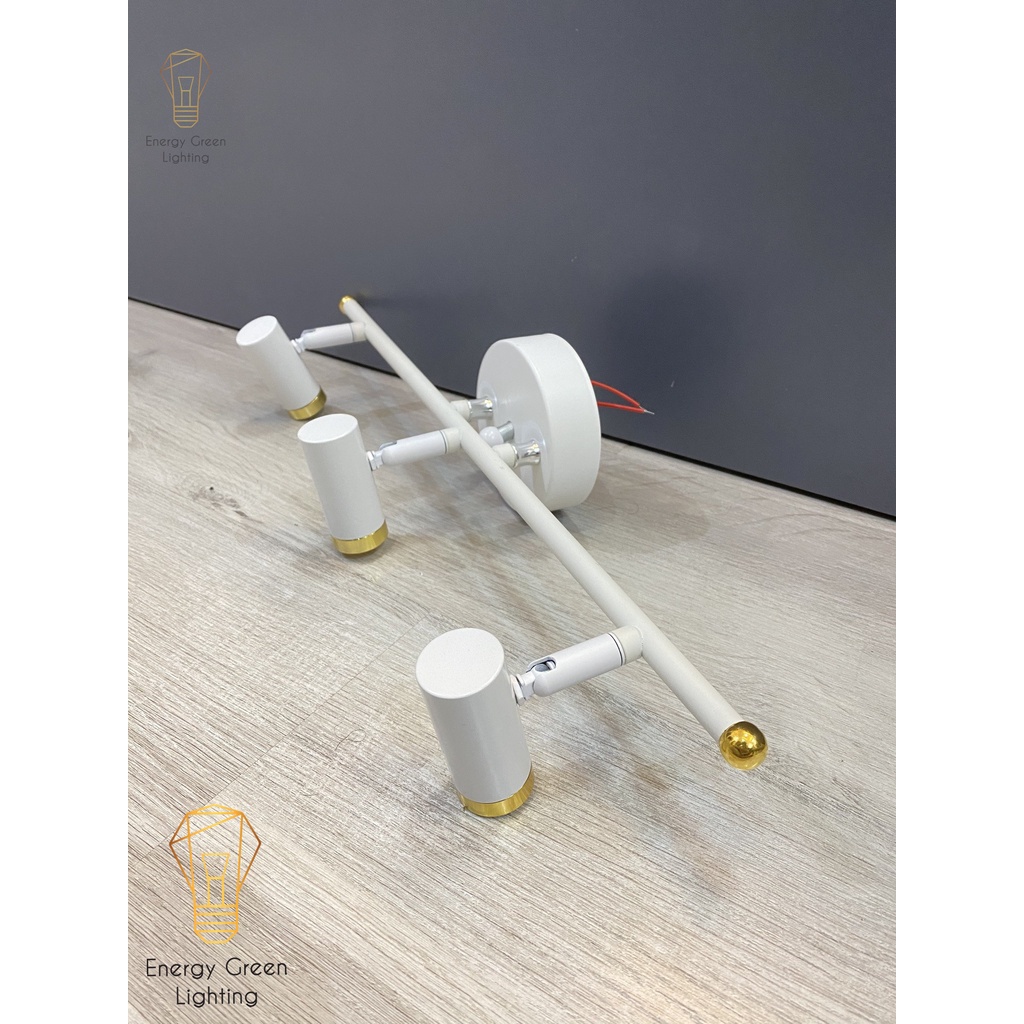 Đèn soi tranh - chiếu sáng  Energy Green Lighting 6028-3 15w - 3268-3 9w - Điều chỉnh được góc chiếu - Bảo Hành 12 Tháng