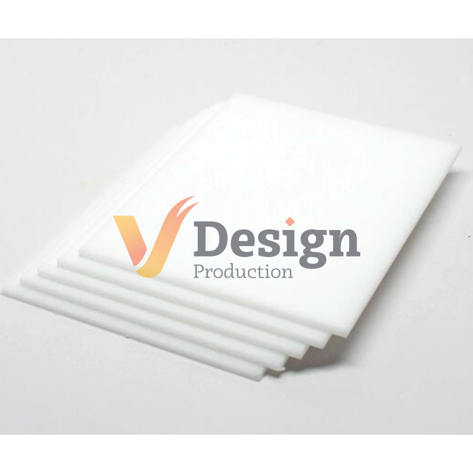 VDESIGN - Phôi tấm mica sữa làm thẻ xe hoặc flashcard