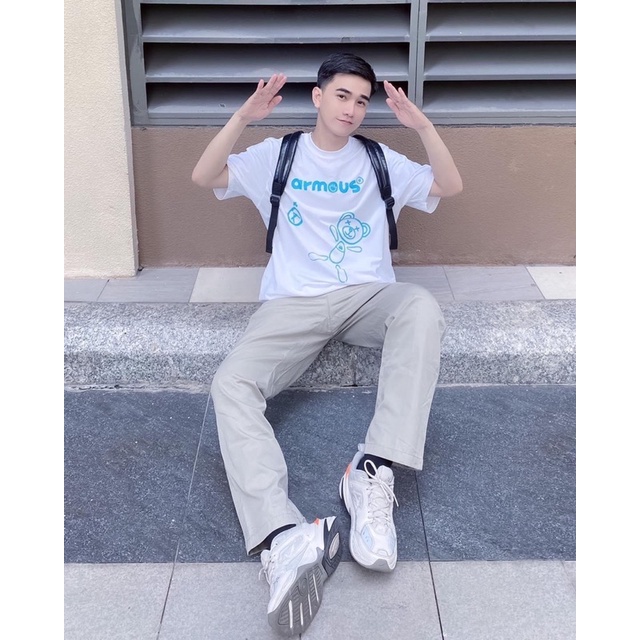 Áo gấu xanh XX Armou chất cotton su TH6