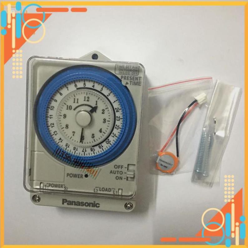 Timer cơ Panasonic Bộ hẹn giờ công tắc thời gian Relay thời gian thực TB388 TB388K Panasonic