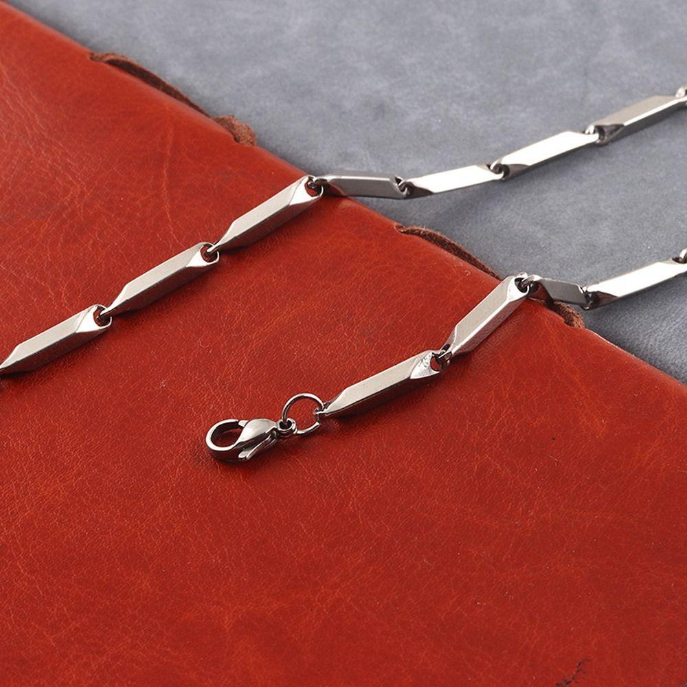 MXGOODS Vòng cổ Bằng Thép Không Gỉ Phong Cách Hip Hop Đơn Giản Thời Trang Cho Nam Và Nữ