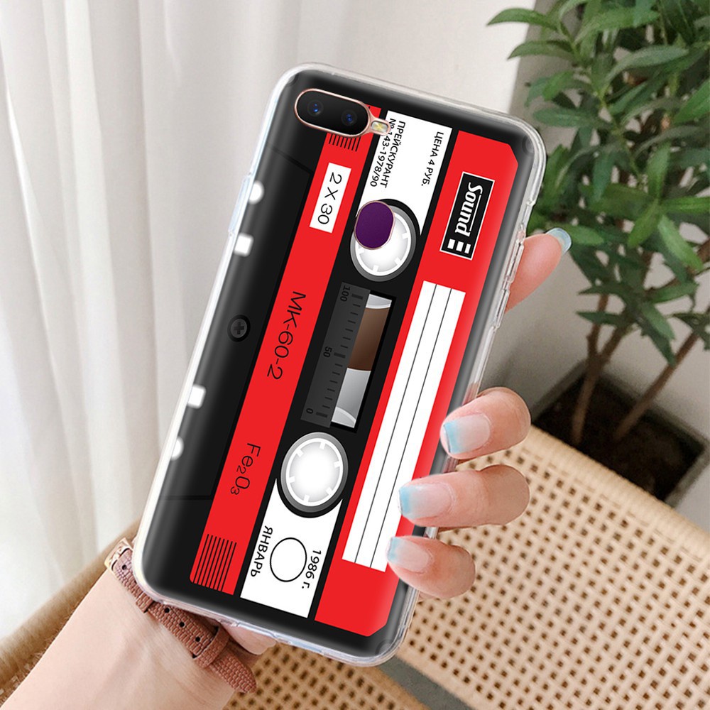Soft TPU Case for iPhone 11 12 Mini X XS XR Pro Max Yu226 Cassette Tape Cover