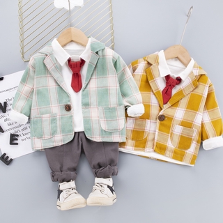 Set đồ 3 món thời trang cho bé trai từ 0-5 tuổi
