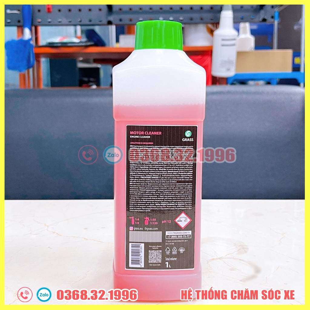 Nước rửa khoang động cơ Grass Motor Cleaner 1 lít