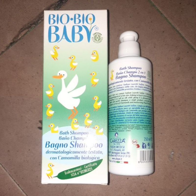 Sữa Tắm Gội 2 trong 1 Organic BIO-BIO BABY 250ML