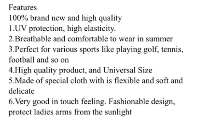 [Mã FAMAYMA giảm 10K đơn 50K] Crosail Ice silk sunscreen sleeve Korean Aqua X Cooling Hand Sock