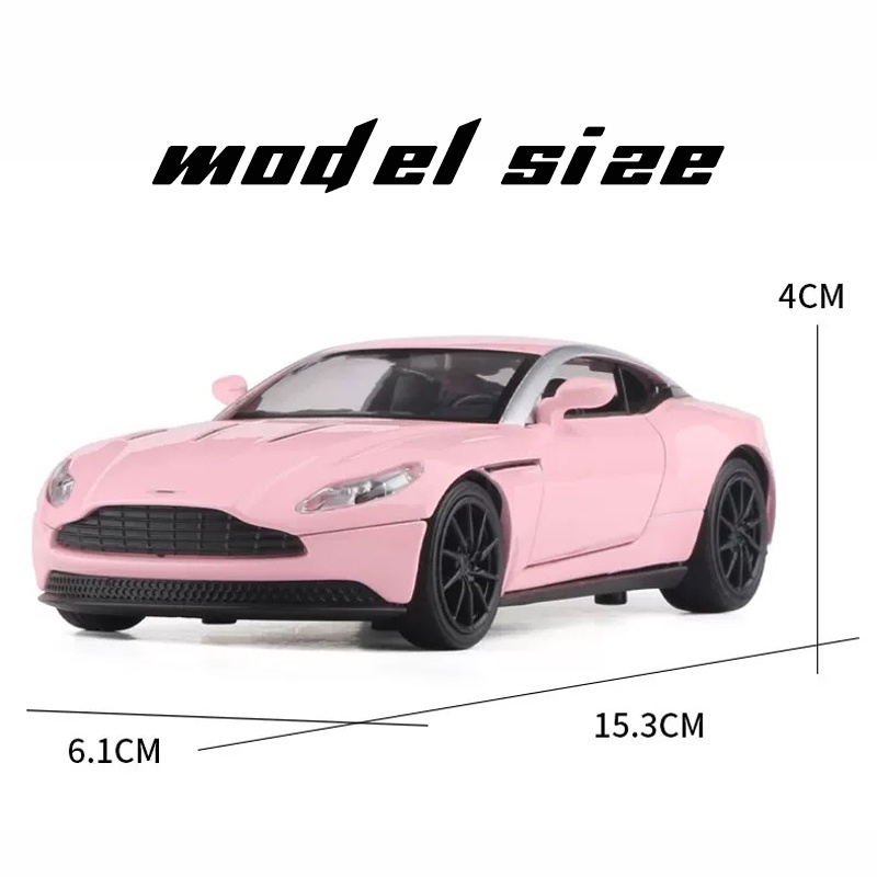 Mô Hình Xe Hơi Aston Martin DB11 AMR Bằng Hợp Kim Tỉ Lệ 1: 32 Có Đèn Và Nhạc Độc Đáo Sống Động