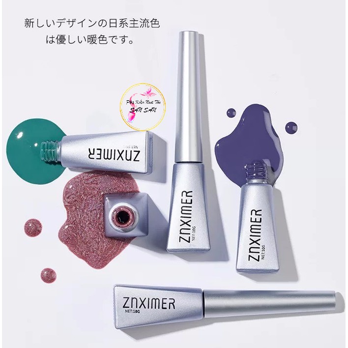 (Clip Thật) Sơn Gel ZNXIMER Tone Xanh (46-54) - Hàng Chính Hãng