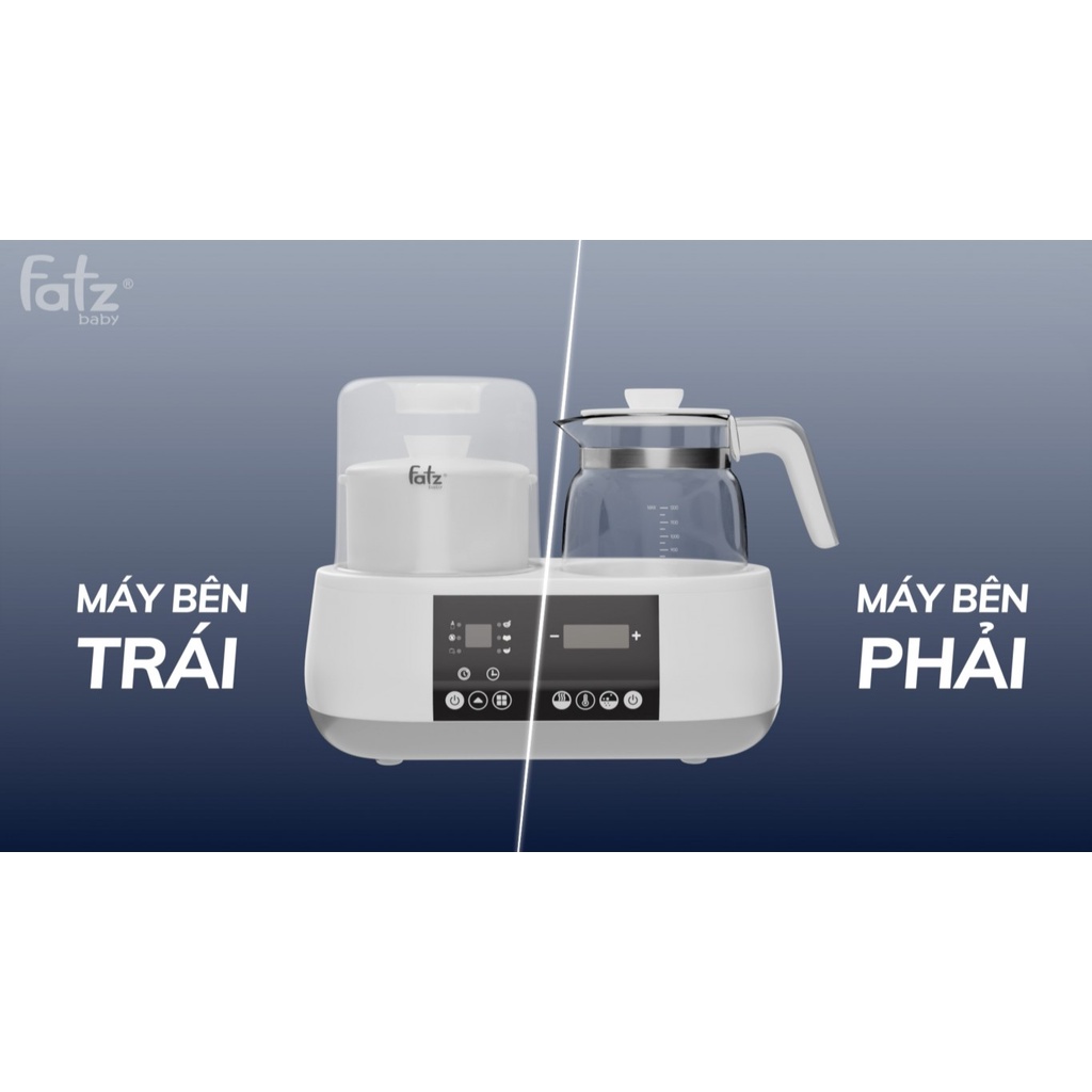 Máy đa năng điện tử Multimax 1 FB9002SJ Fatzbaby (Hâm sữa Khử trùng Hầm chậm Nấu cháo Hâm nóng thức ăn,..)