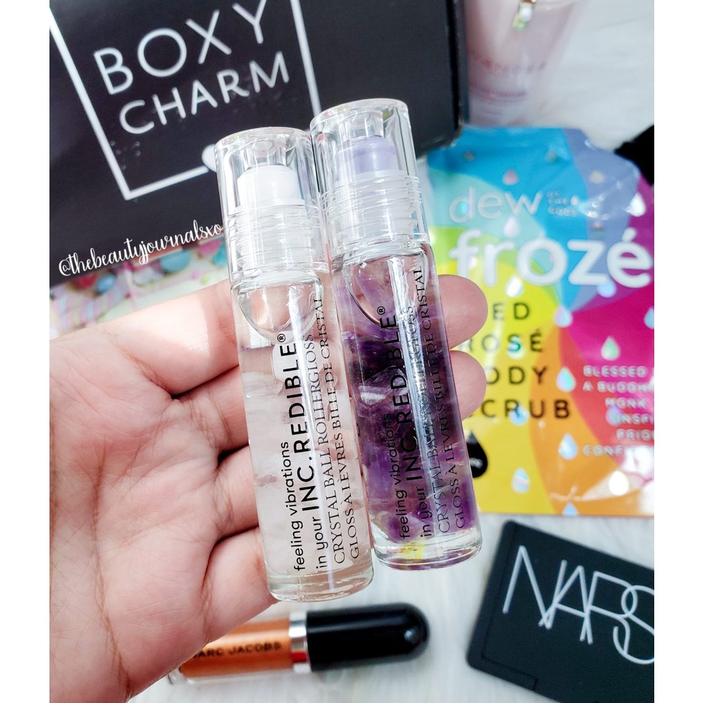 INC.redible son bóng pha lê 12$ Crystal Ball Roller Gloss boxycharm