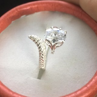 Nhẫn bạc Hồ Ly đuôi dài