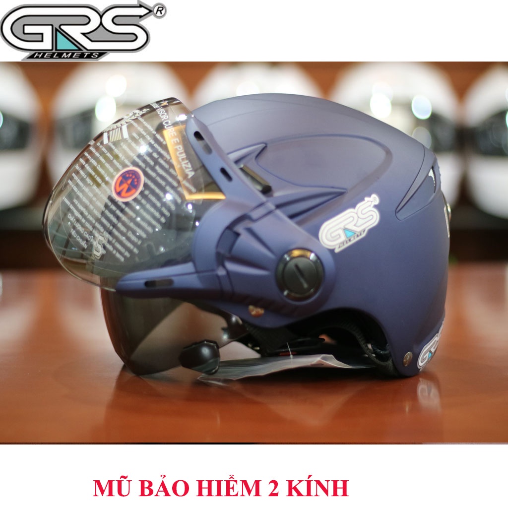 ♥️ Shop Uy Tín ♥️Mũ bảo hiểm 2 kính tháo lót grs966#3 nhiều màu