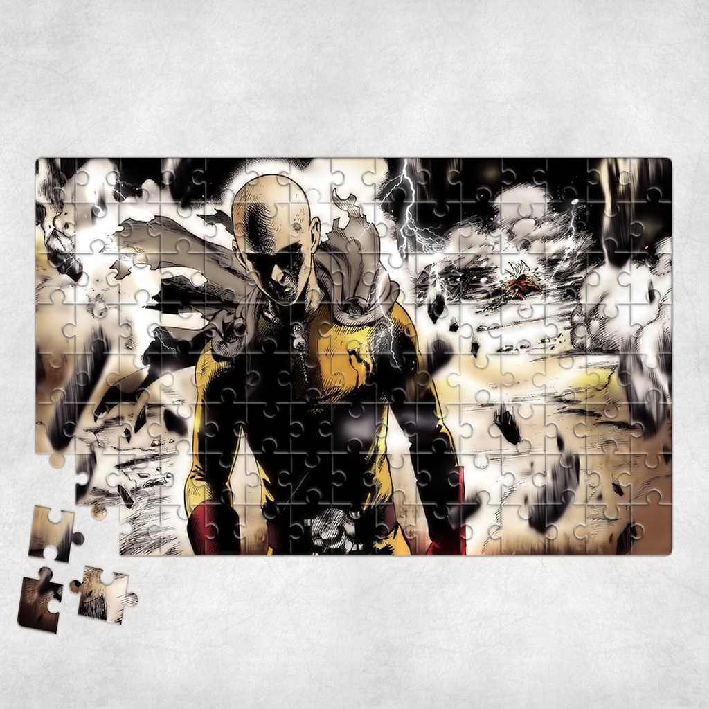 Tranh ghép hình ONE PUNCH MAN - Mẫu 1 - Nhận in theo yêu cầu