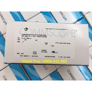 Hạt mạng cat6 bọc kim FTP chống nhiễu Commscope/AMP