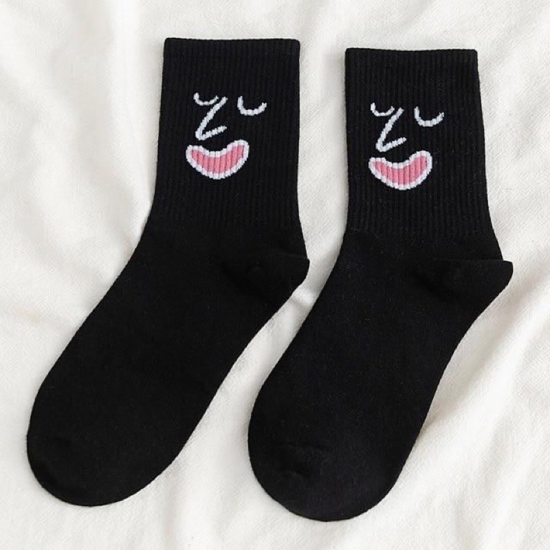 Vớ FACE SOCKS dễ thương, đầy đủ màu sắc